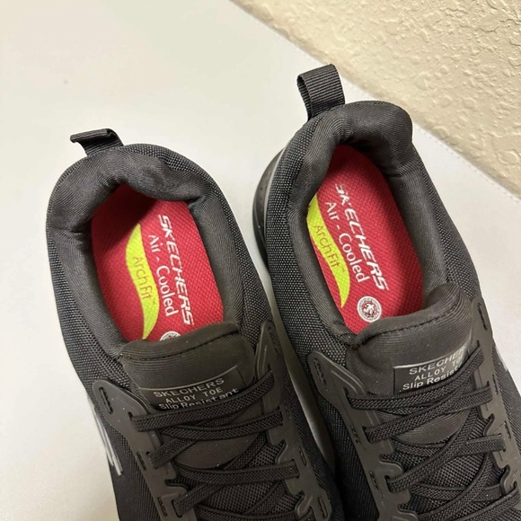 SKECHERS Work Arch Fit SR Evzan Alloy Steel Toe Safety Trainers Size 8 - Picture 5 of 9